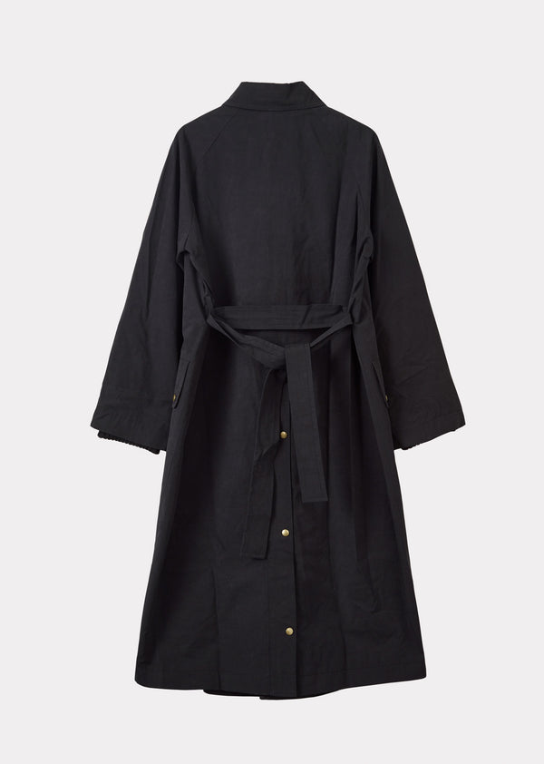 Caramel WOMAN OVERSIZED MAC COAT - DARK NAVY