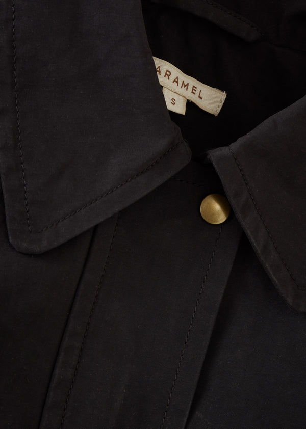 Caramel WOMAN OVERSIZED MAC COAT - DARK NAVY