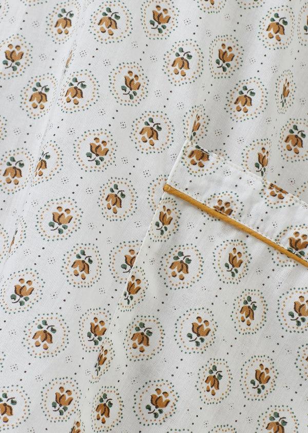 Caramel WOMAN ROBE - FLOWER RING