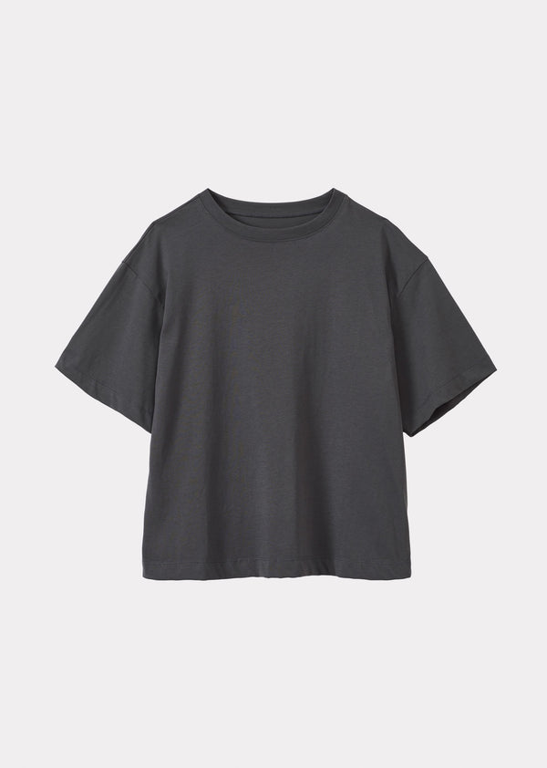 caramel WOMAN SHORT SLEEVE T-SHIRT - CHARCOAL