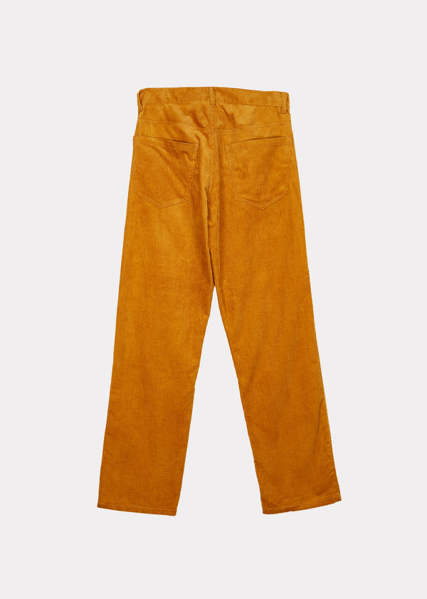 Caramel WOMAN SLIM TROUSER - GOLD CORDUROY
