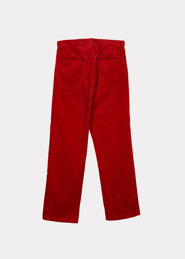 Caramel WOMAN SLIM TROUSER - ORANGE CORD