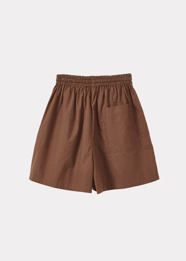 Caramel WOMAN TENNIS SHORTS - BROWN