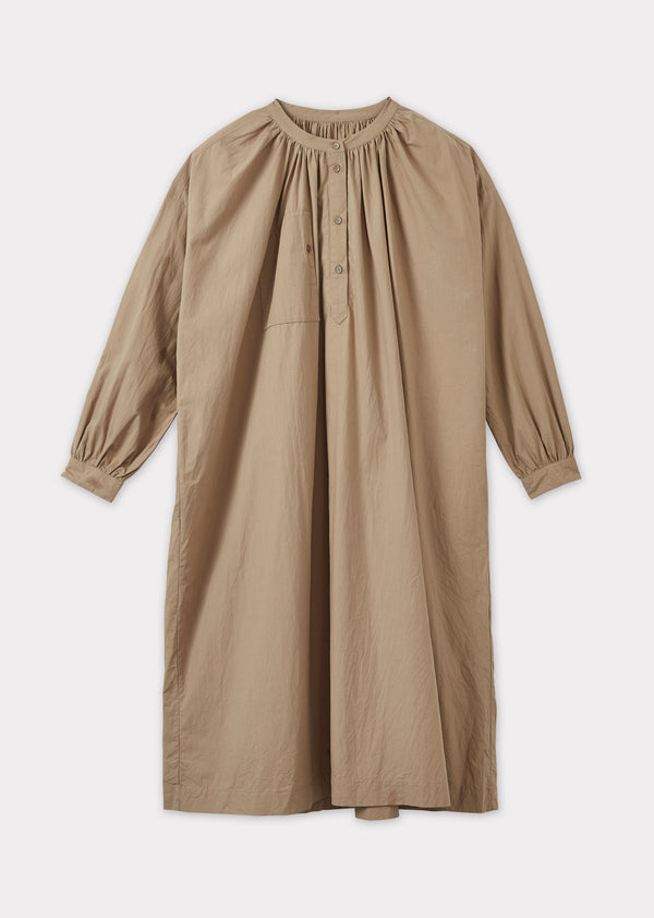 caramel WOMAN YEW DRESS - BROWN