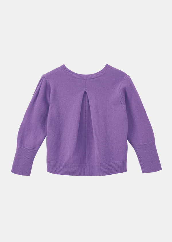 Caramel WOMEN'S CARDIGAN - LILAC