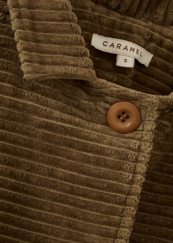 Caramel WOMEN'S COTTON TRENCH COAT - KHAKI