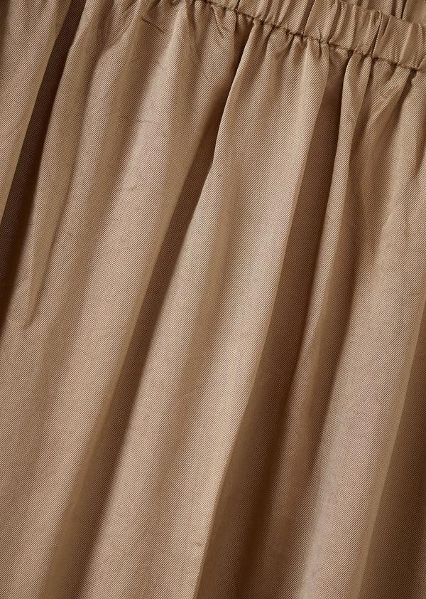 Caramel WOMEN'S FRILL SKIRT - BEIGE