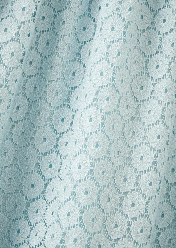 Caramel WOMEN'S FRILL SKIRT - LIGHT BLUE