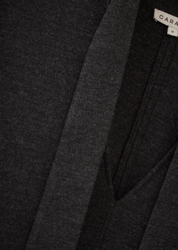 Caramel WOMEN'S JERSEY DRESS - HEATHER GREY