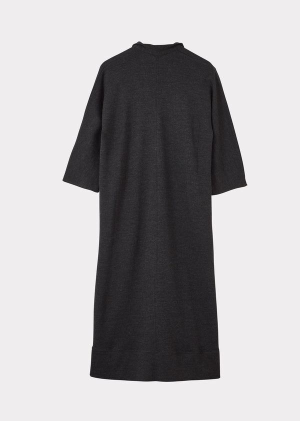 Caramel WOMEN'S JERSEY DRESS - HEATHER GREY