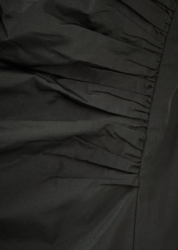 Caramel WOMEN'S ONE-SHOULDER TOP - BLACK