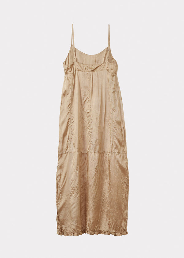 Caramel WOMEN'S SLIP DRESS - BEIGE