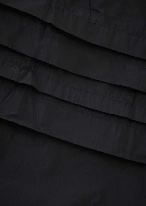 Caramel WOMEN'S TUCK SKIRT - BLACK