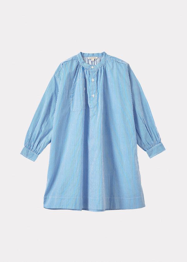 caramel YEW DRESS - BLUE STRIPE