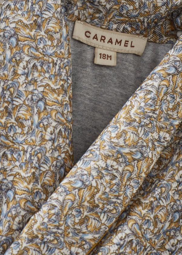 Caramel CASSIUS BABY COTTON JACKET - LIBERTY PETAL FRILL