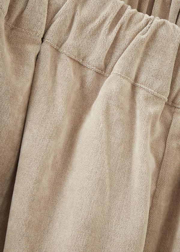 Caramel CHICHESTER WOMEN'S COTTON MIX TROUSERS - STONE GREY