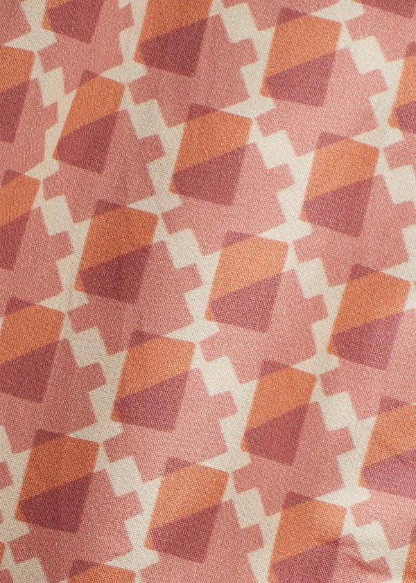 Caramel EGERIA GIRL'S COTTON BIKINI - MAUVE GEO PRINT