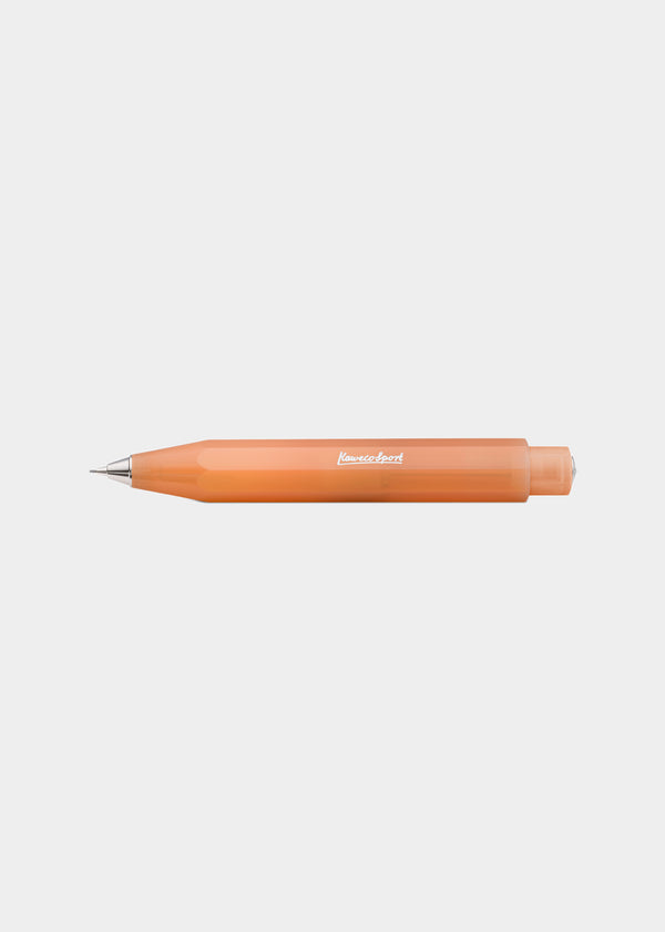 caramel KAWECO FROSTED SPORT PENCIL 0.7MM - MANDARINE
