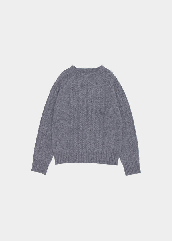 caramel SCOUT CHILDREN'S CASHMERE JUMPER - NIGHT MIST