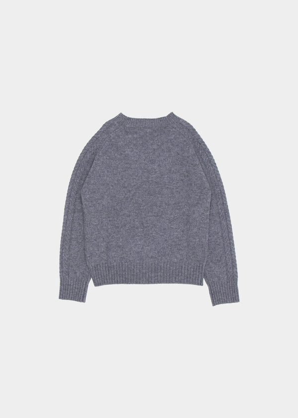 Caramel SCOUT CHILDREN'S CASHMERE JUMPER - NIGHT MIST