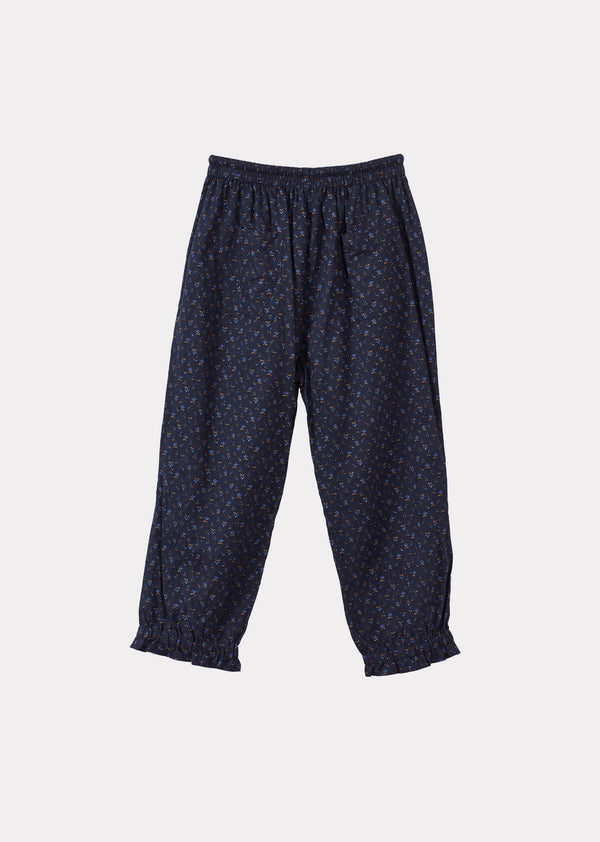 Caramel WOODPIGEON CHILDREN'S COTTON TROUSERS - PIXEL PRINT