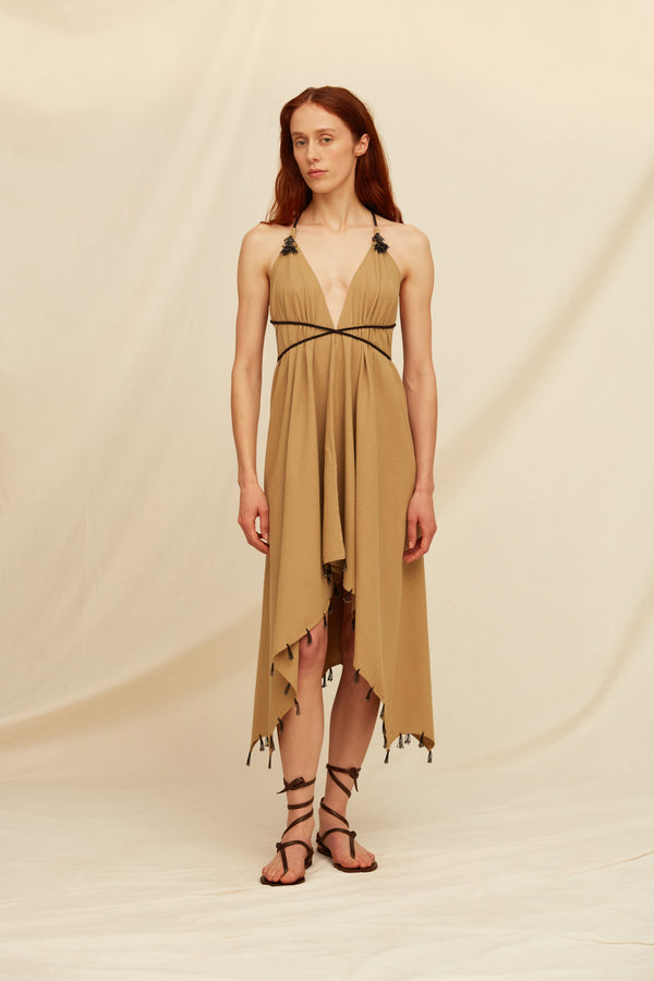 caravana AAKLIX DRESS - SEPIA