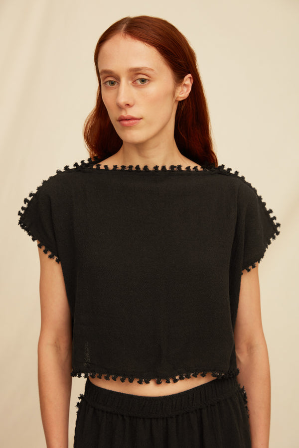 Caravana ACAXHA TOP - BLACK