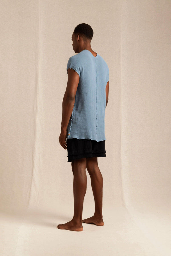 Caravana ACOATL SHIRT - BLUE HEAVEN