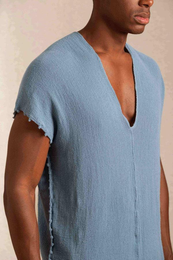 Caravana ACOATL SHIRT - BLUE HEAVEN