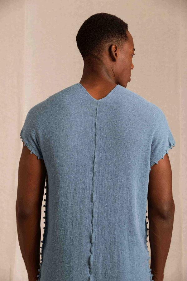 Caravana ACOATL SHIRT - BLUE HEAVEN