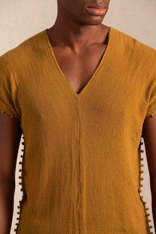 Caravana ACOATL SHIRT - TOBACCO