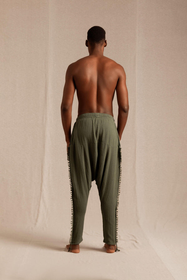 Caravana AH MUN LARGE PANTS - OLIVE