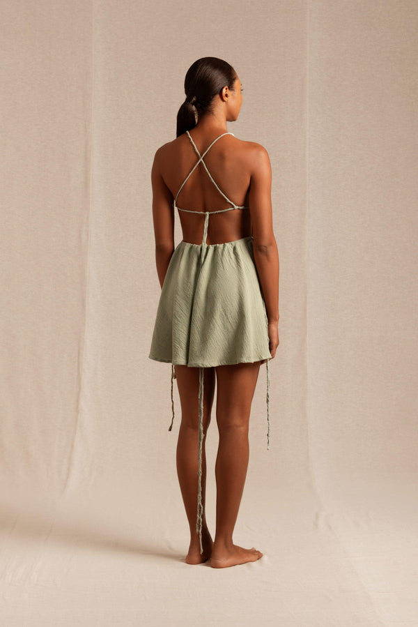 Caravana ASTU DRESS - SAGE GREEN