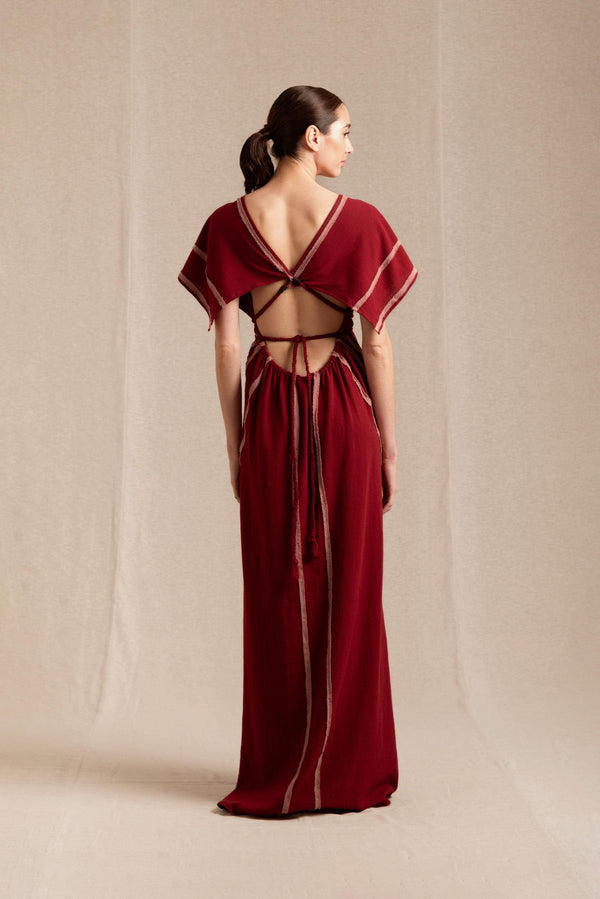 Caravana BAYAT DRESS - CHERRY / DESERT ROSE