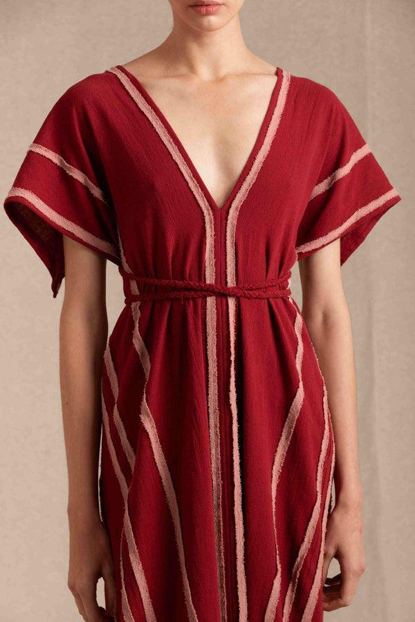 Caravana BAYAT DRESS - CHERRY / DESERT ROSE