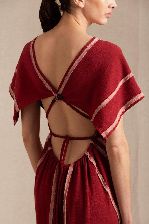 Caravana BAYAT DRESS - CHERRY / DESERT ROSE