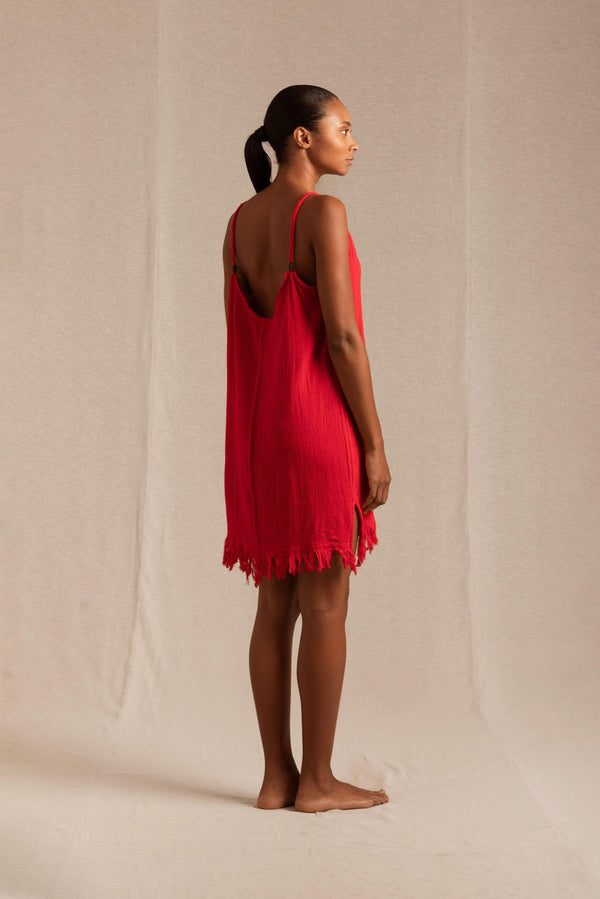 Caravana BECAN DRESS - SCARLET