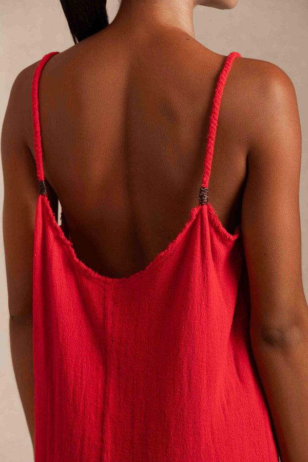 Caravana BECAN DRESS - SCARLET