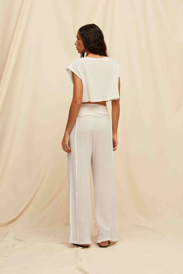 Caravana BOE PANTS - NATURAL / WHITE