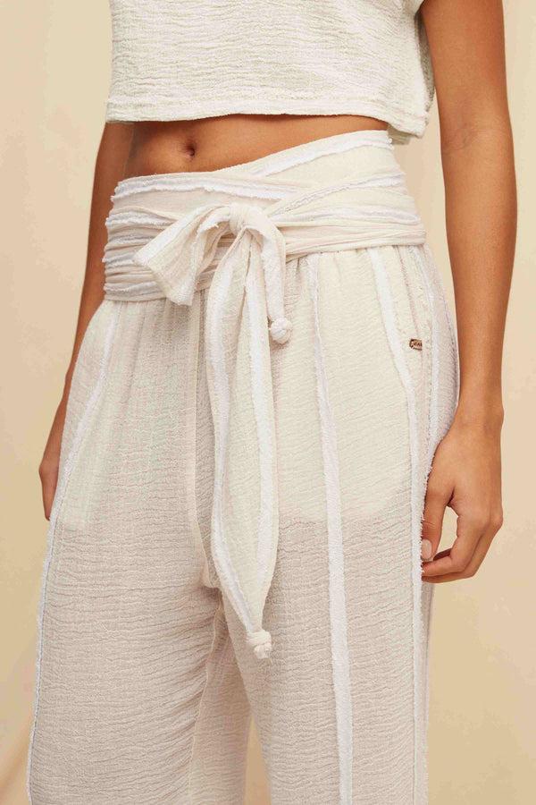 Caravana BOE PANTS - NATURAL / WHITE