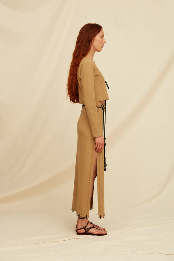 Caravana CHEEJCHE SKIRT - SEPIA