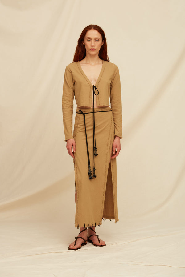 caravana CHEEJCHE SKIRT - SEPIA