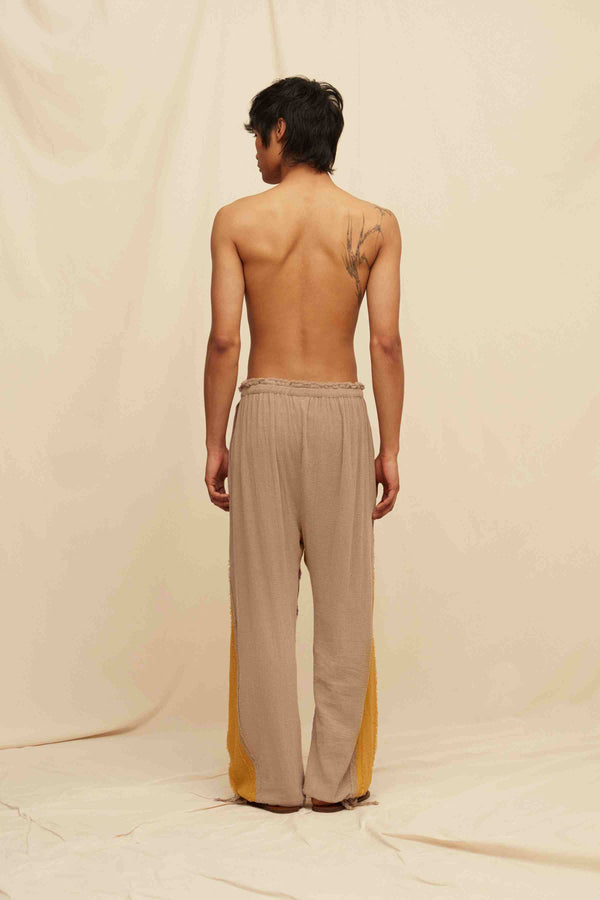 Caravana CHINDA PANTS - SEPIA / MUSTARD