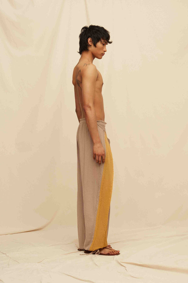 Caravana CHINDA PANTS - SEPIA / MUSTARD