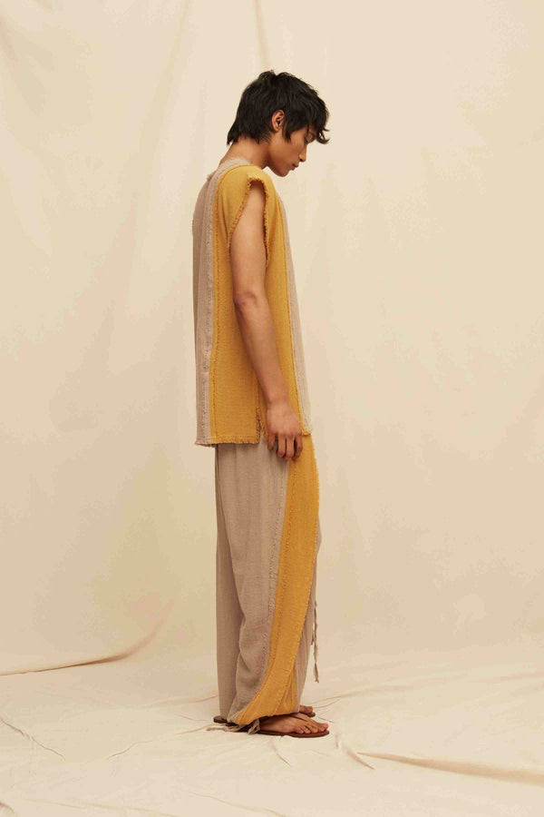 Caravana CHINDIKUN SHIRT - SEPIA / MUSTARD