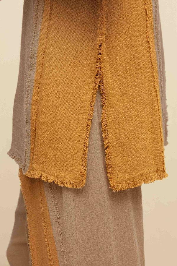 Caravana CHINDIKUN SHIRT - SEPIA / MUSTARD