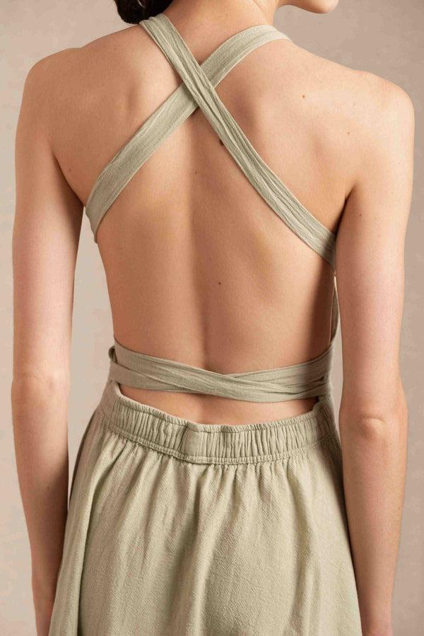 Caravana CHUJ DRESS - SAGE GREEN