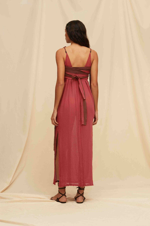 Caravana HANZA DRESS - MADERA / KAOBA