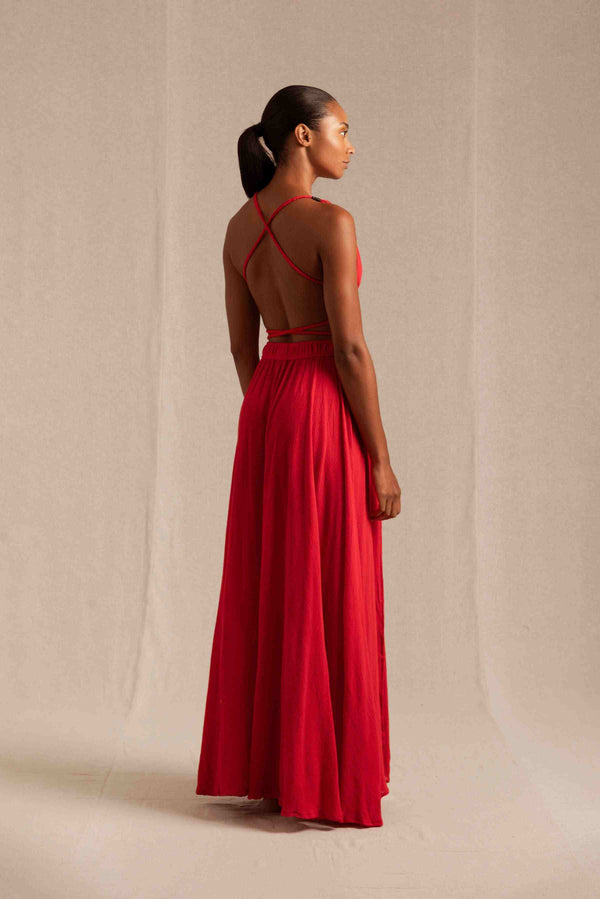 Caravana HERA GAUZE DRESS - SCARLET