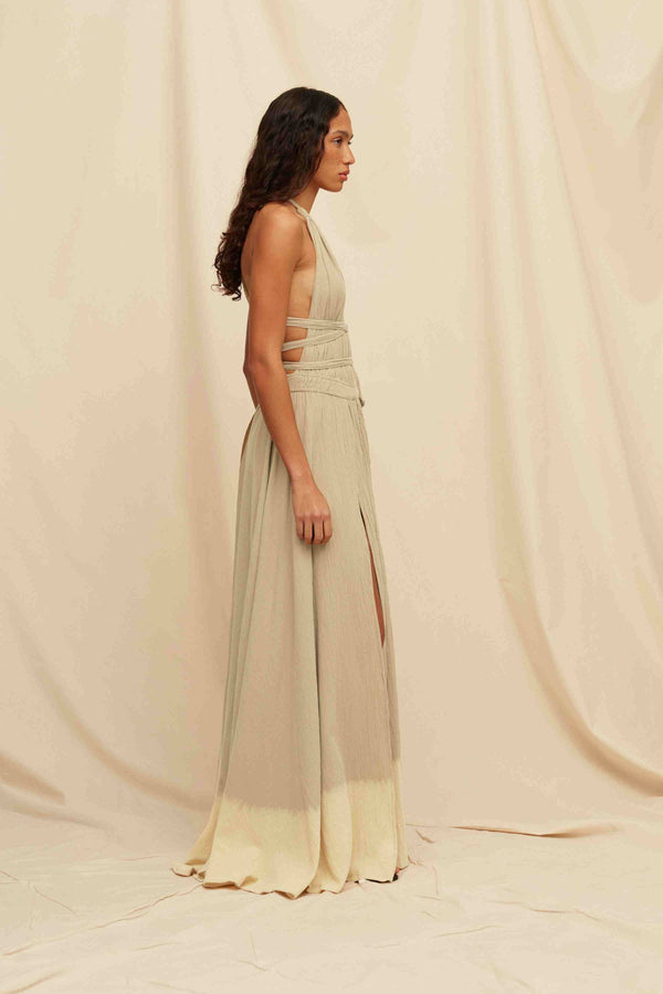 Caravana HERA TIE DYE DRESS - SEPIA TIE DYE